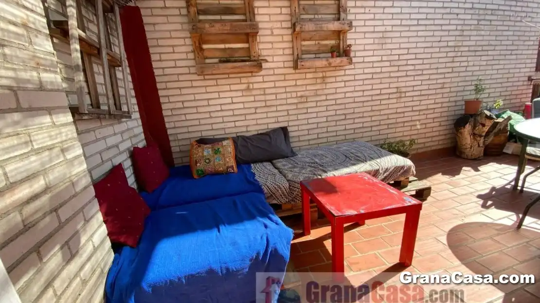 Garden of Flat for rent in Granada  with Air Conditioner, Heating and Terrace