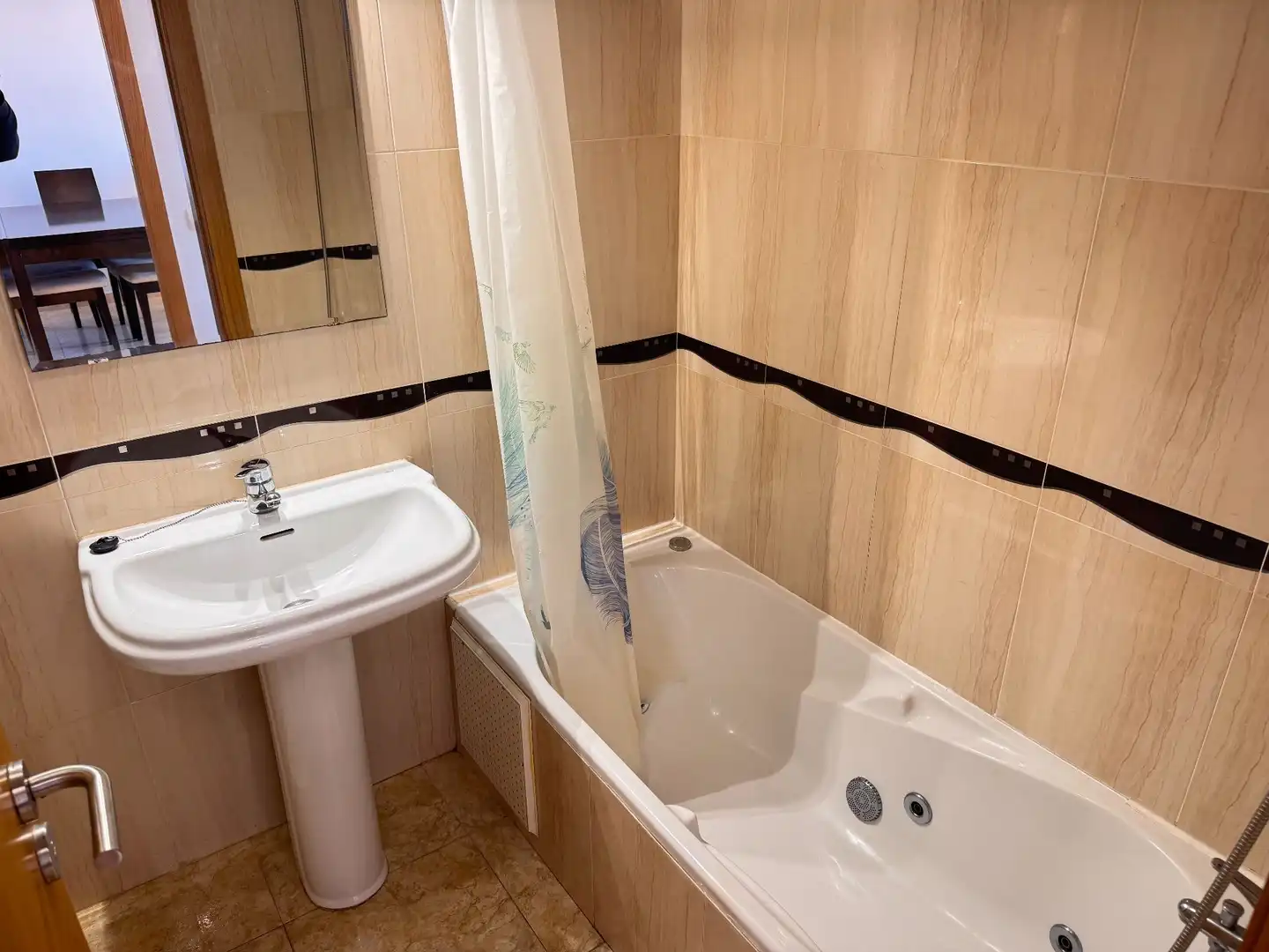 Baño de Apartamento en venta en Roquetas de Mar con Aire acondicionado, Terraza y Amueblado