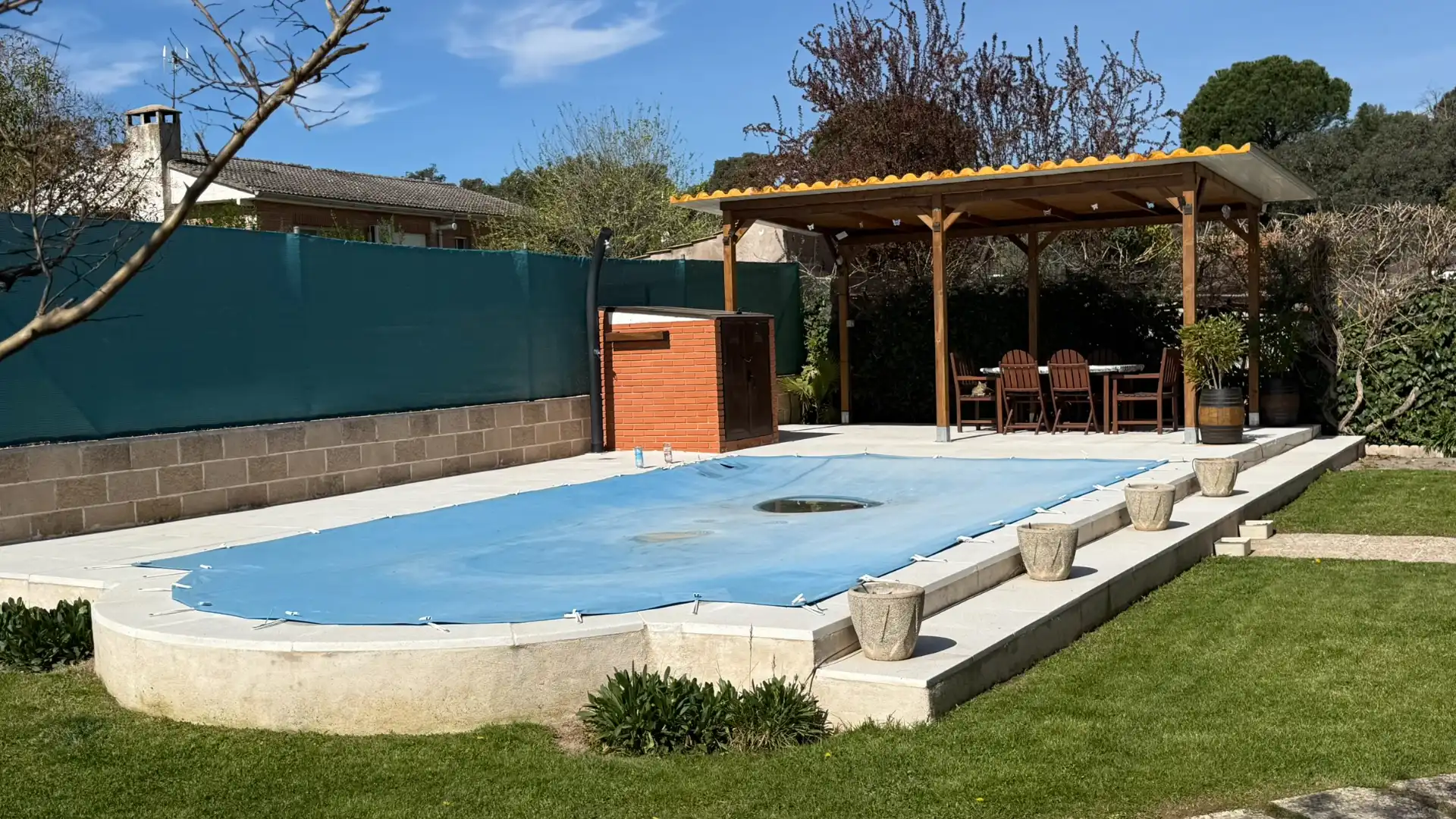 Schwimmbecken von Haus oder Chalet zum Verkauf in Almorox mit Klimaanlage, Privatgarten und Terrasse