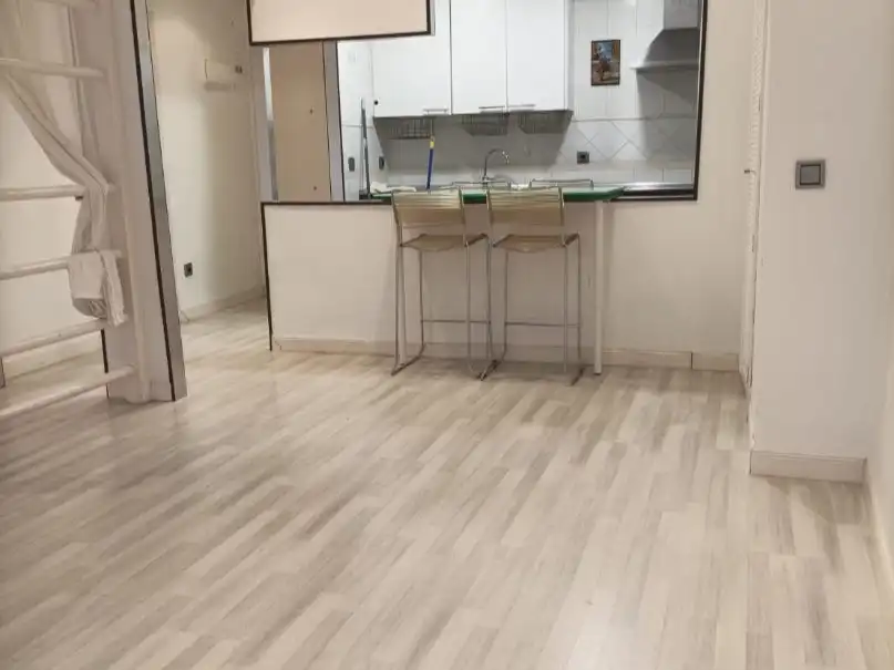 Kitchen of Flat for sale in  Madrid Capital  with Air Conditioner and Balcony