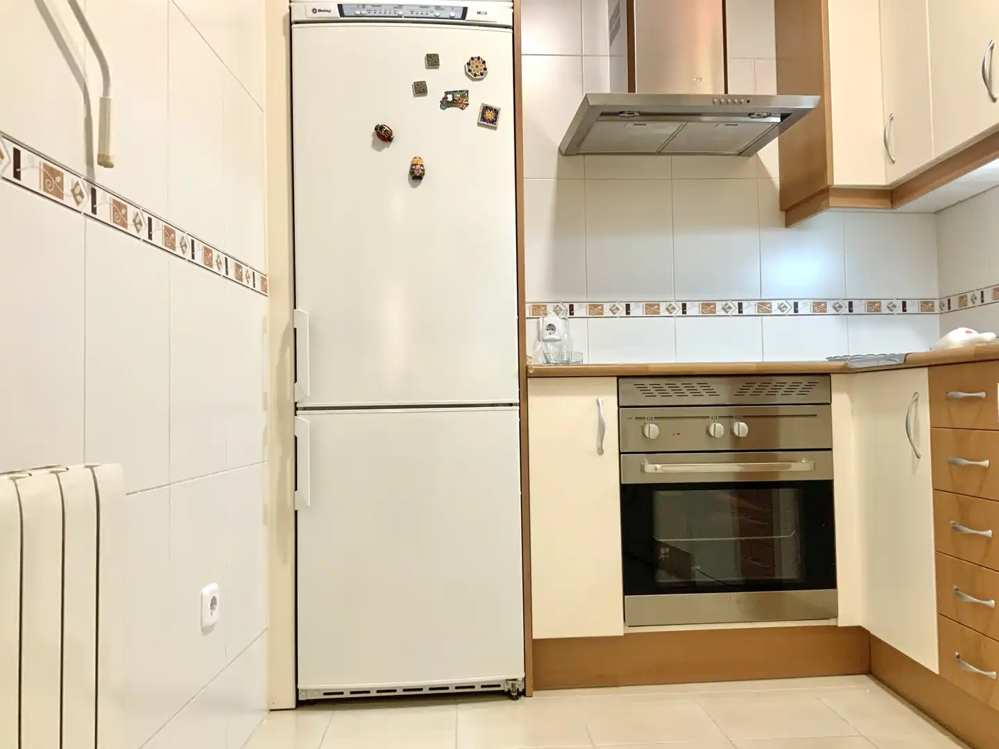 Kitchen of Flat for rent in Madrid  with Air Conditioner, Heating and Furnished
