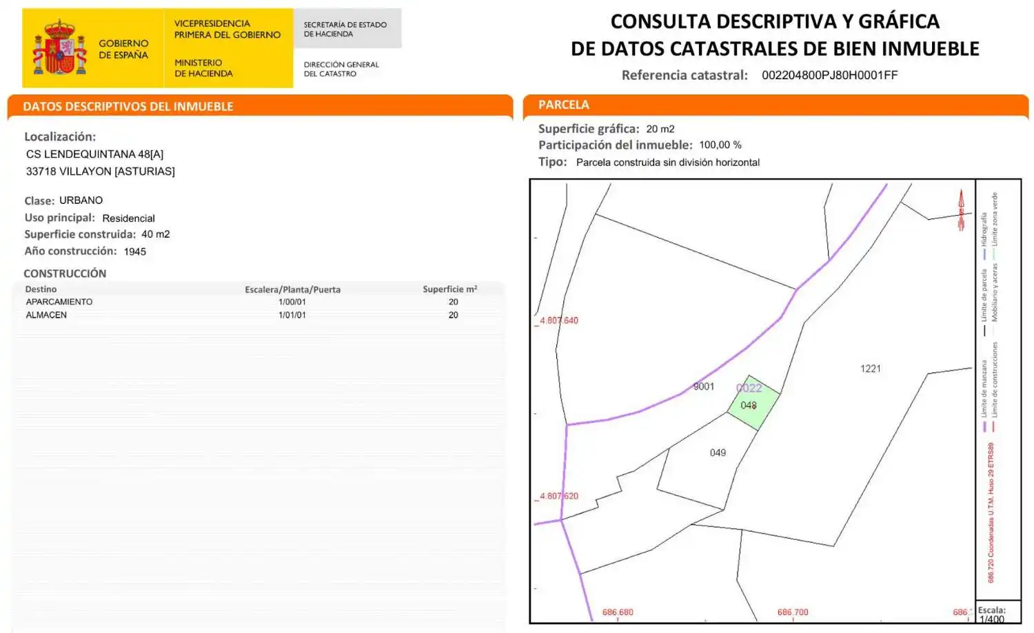 Houses for sale in Villayón  with Storage room