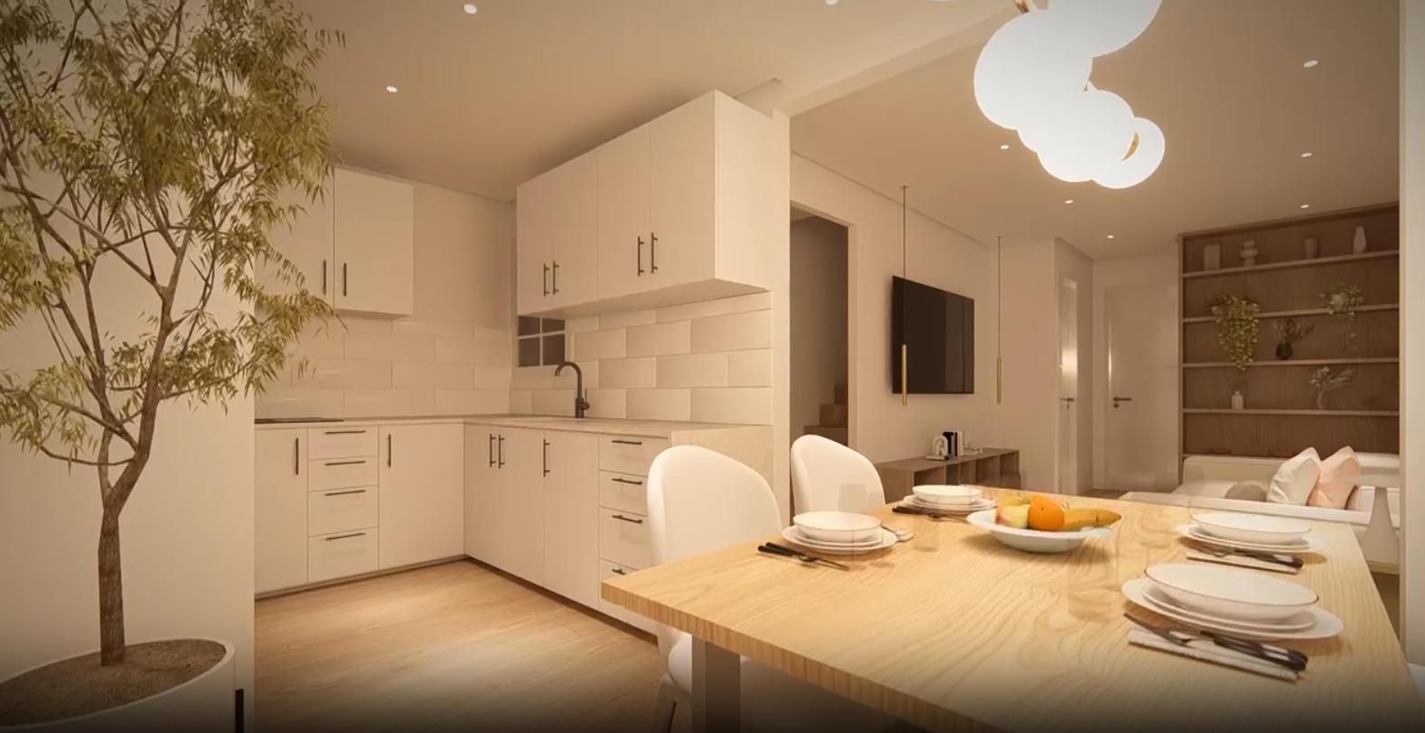 Kitchen of Flat for sale in  Sevilla Capital  with Air Conditioner and Terrace