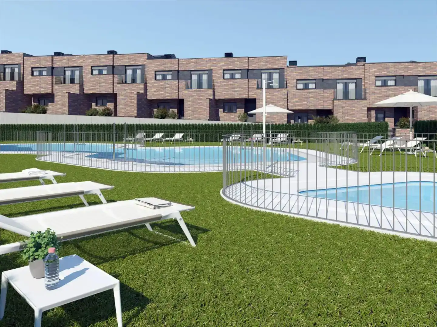 Swimming pool of Houses for rent in Boadilla del Monte  with Air Conditioner and Swimming Pool