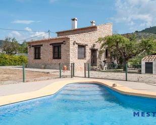 Vista exterior de Finca rústica de lloguer en Xaló amb Terrassa i Piscina