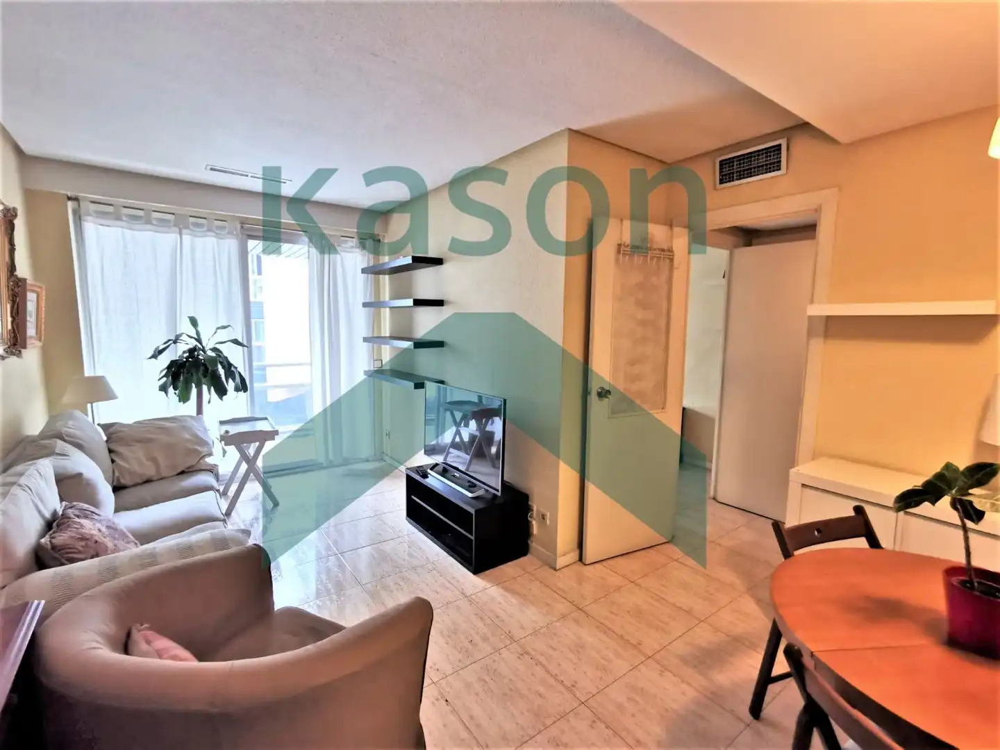 Sala d'estar de Apartament de lloguer en Chamartín