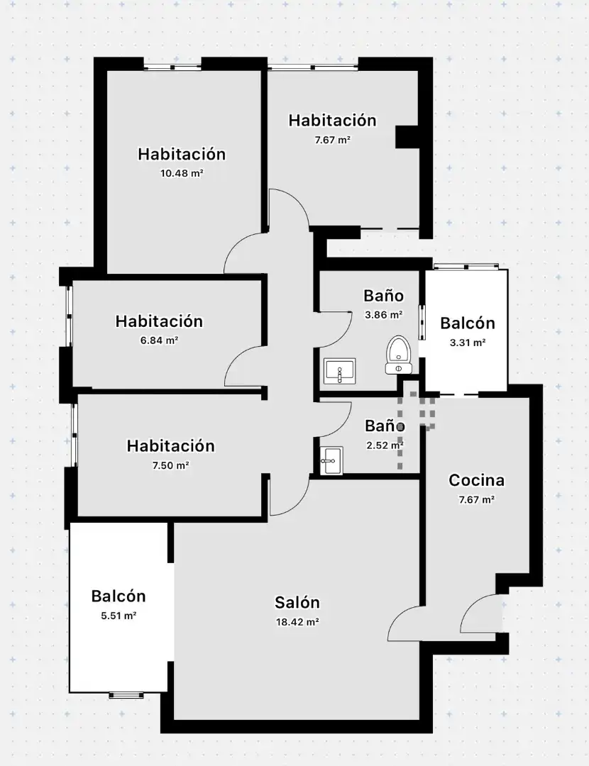 Piso en venta en Cáceres con Aire acondicionado, Terraza y Amueblado