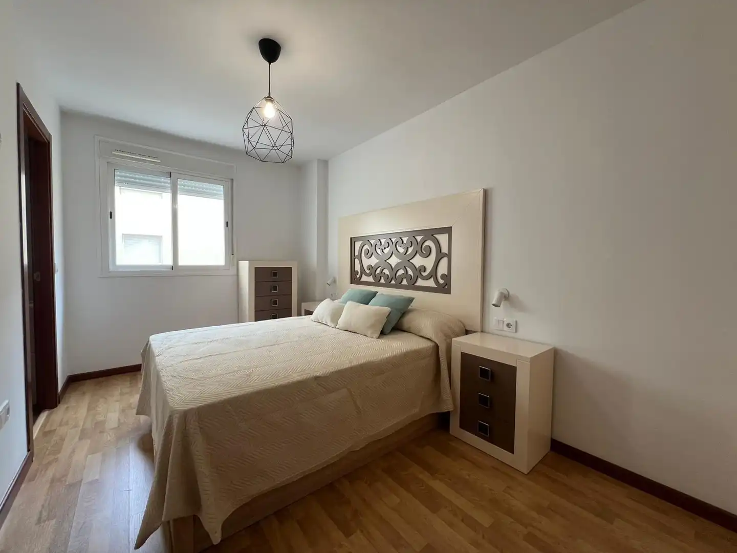 Bedroom of Flat for rent in Cáceres  with Air Conditioner, Heating and Furnished