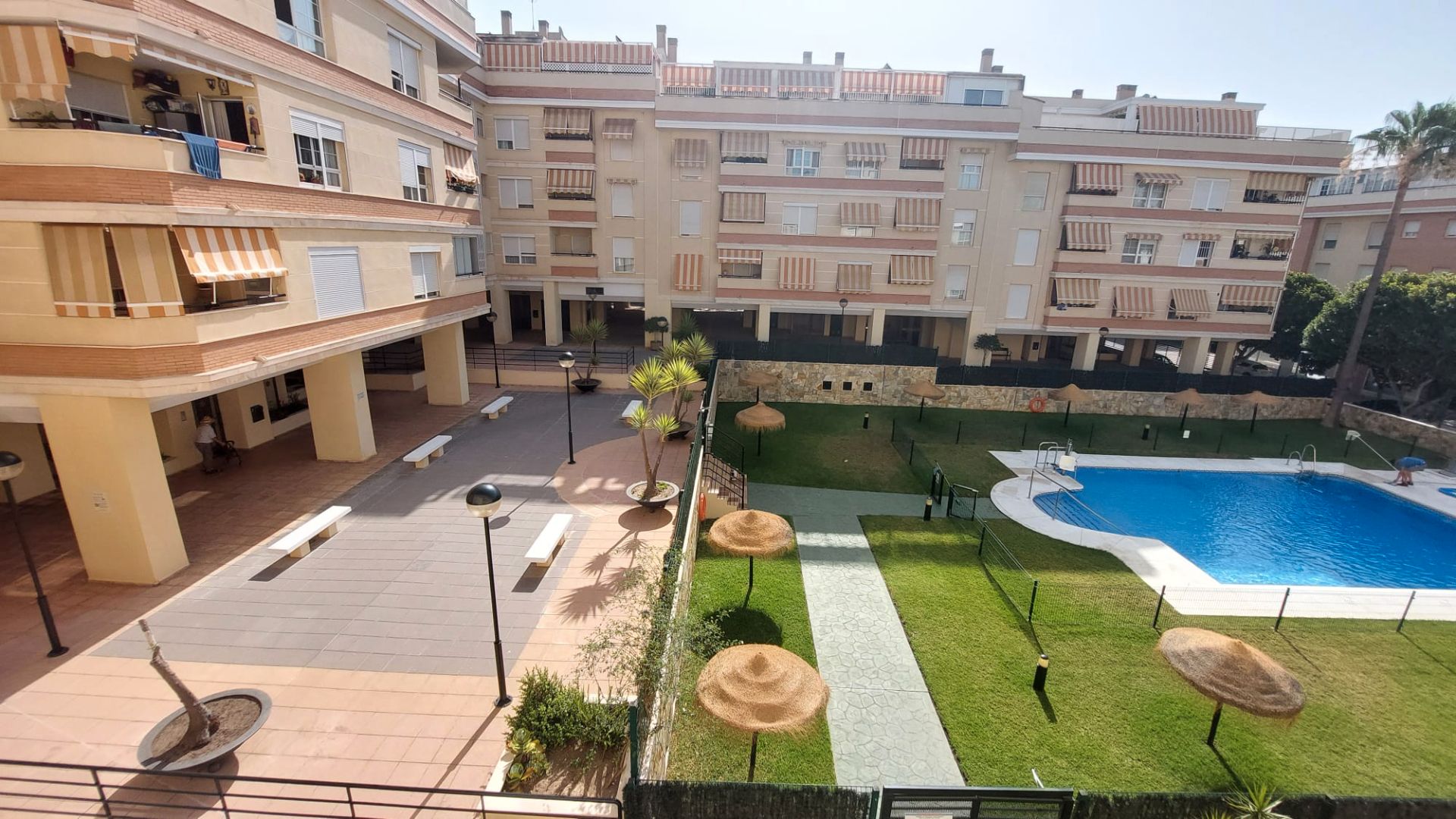 Exterior view of Flat for sale in Málaga Capital  with Community pool