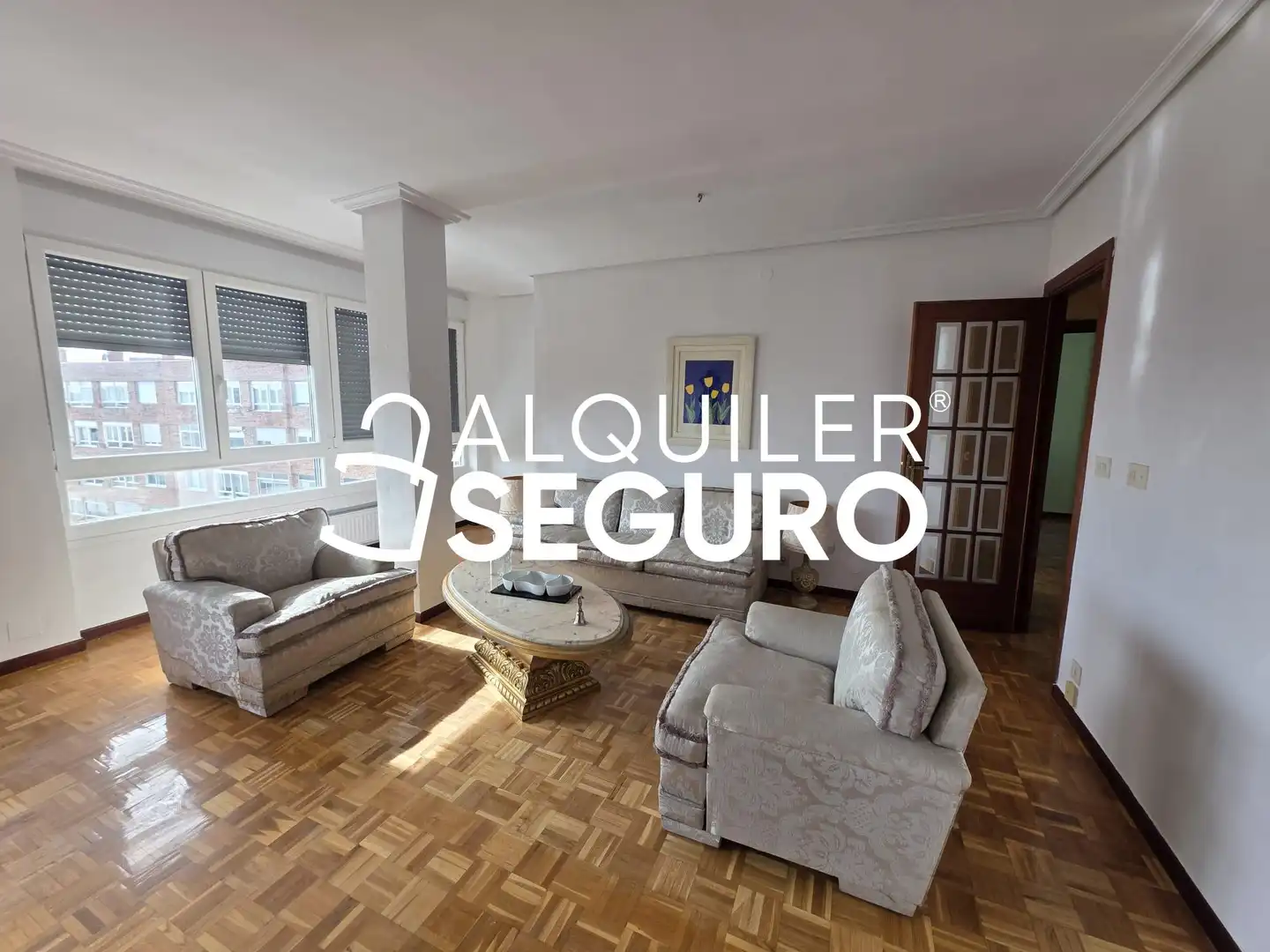 Wohnzimmer von Wohnung zur Miete in Tardajos mit Heizung und Möbliert