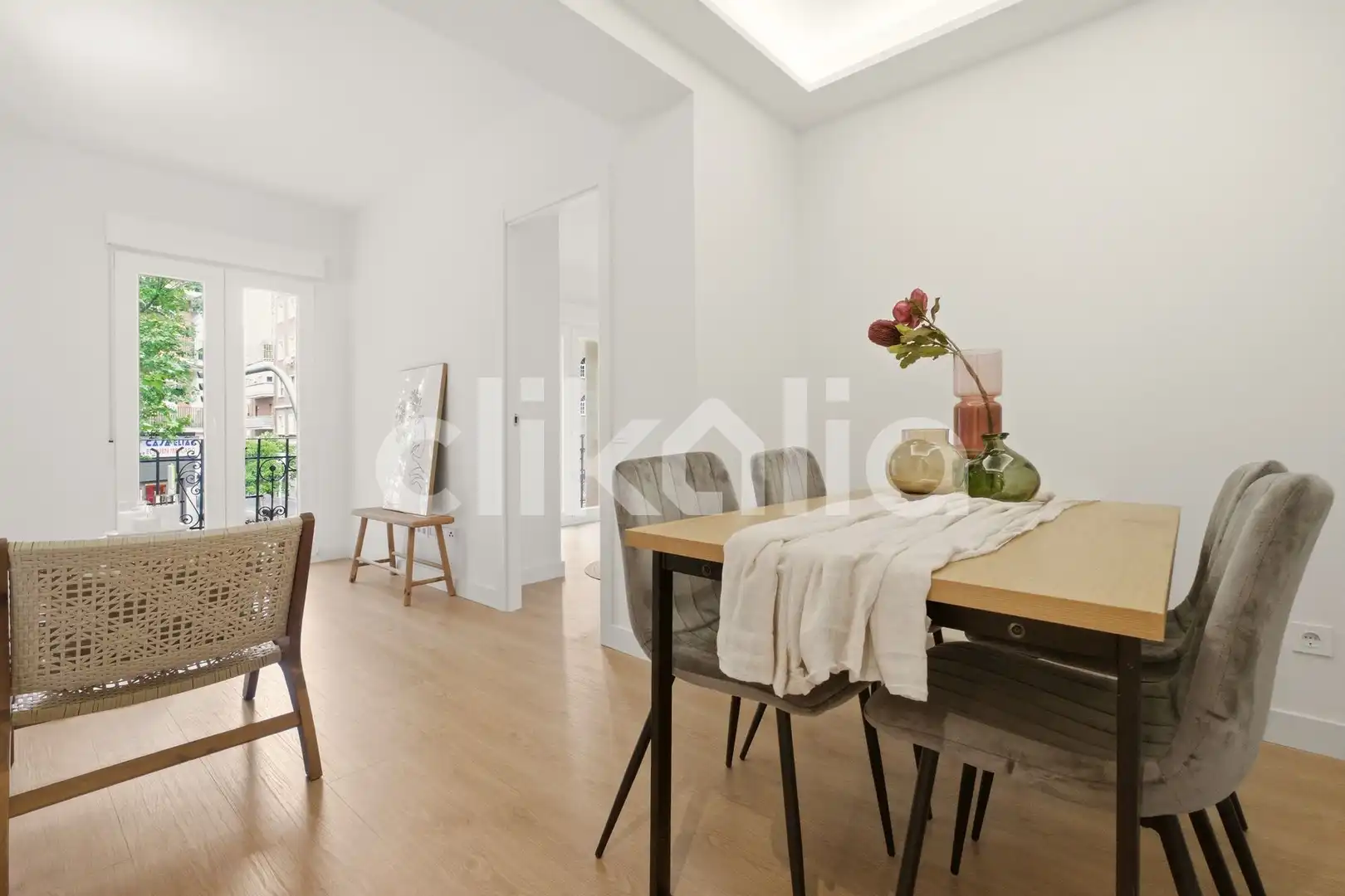 Esszimmer von Wohnung zum Verkauf in Madrid mit Klimaanlage, Heizung und Terrasse