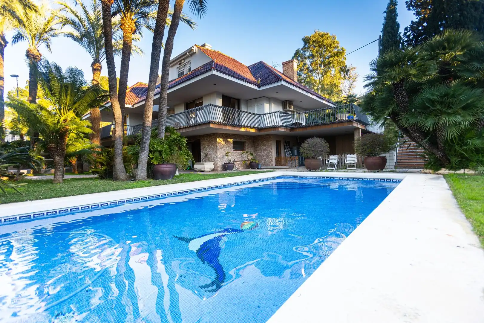 Piscina de Casa o chalet en venta en Murcia con Aire acondicionado, Jardín privado y Terraza