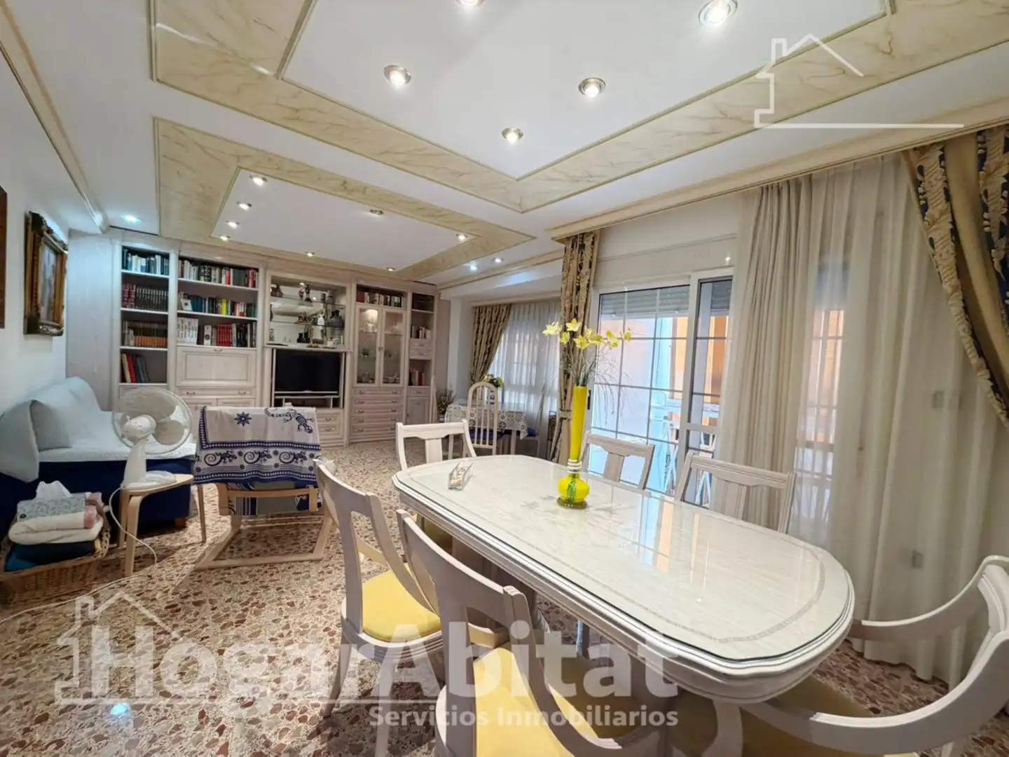Dining room of Flat for sale in Torrent  with Air Conditioner, Terrace and Furnished