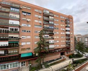 Exterior view of Flat for sale in  Madrid Capital  with Air Conditioner, Heating and Private garden