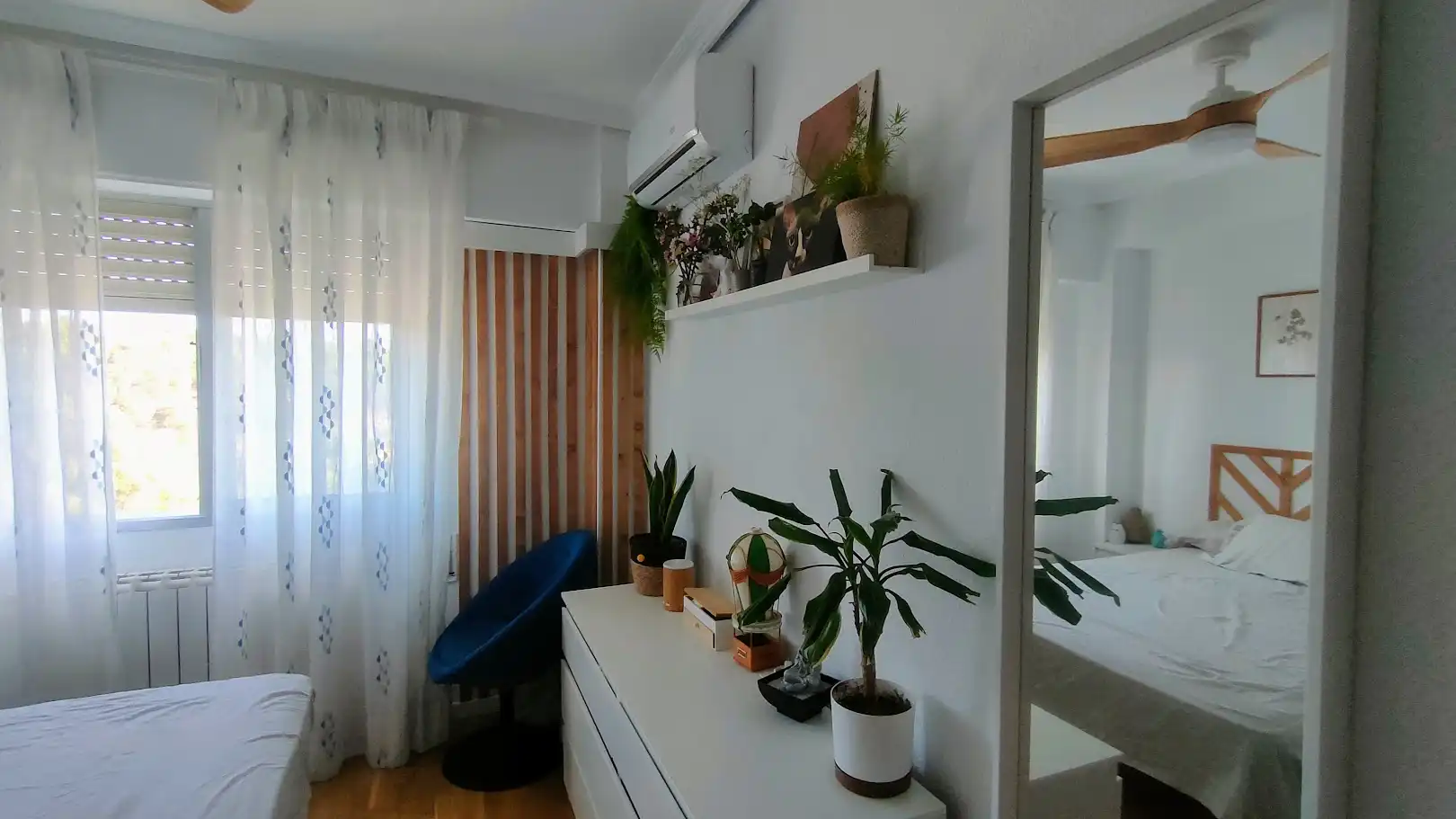 Schlafzimmer von Wohnung zum Verkauf in Coslada mit Klimaanlage, Heizung und Parkett