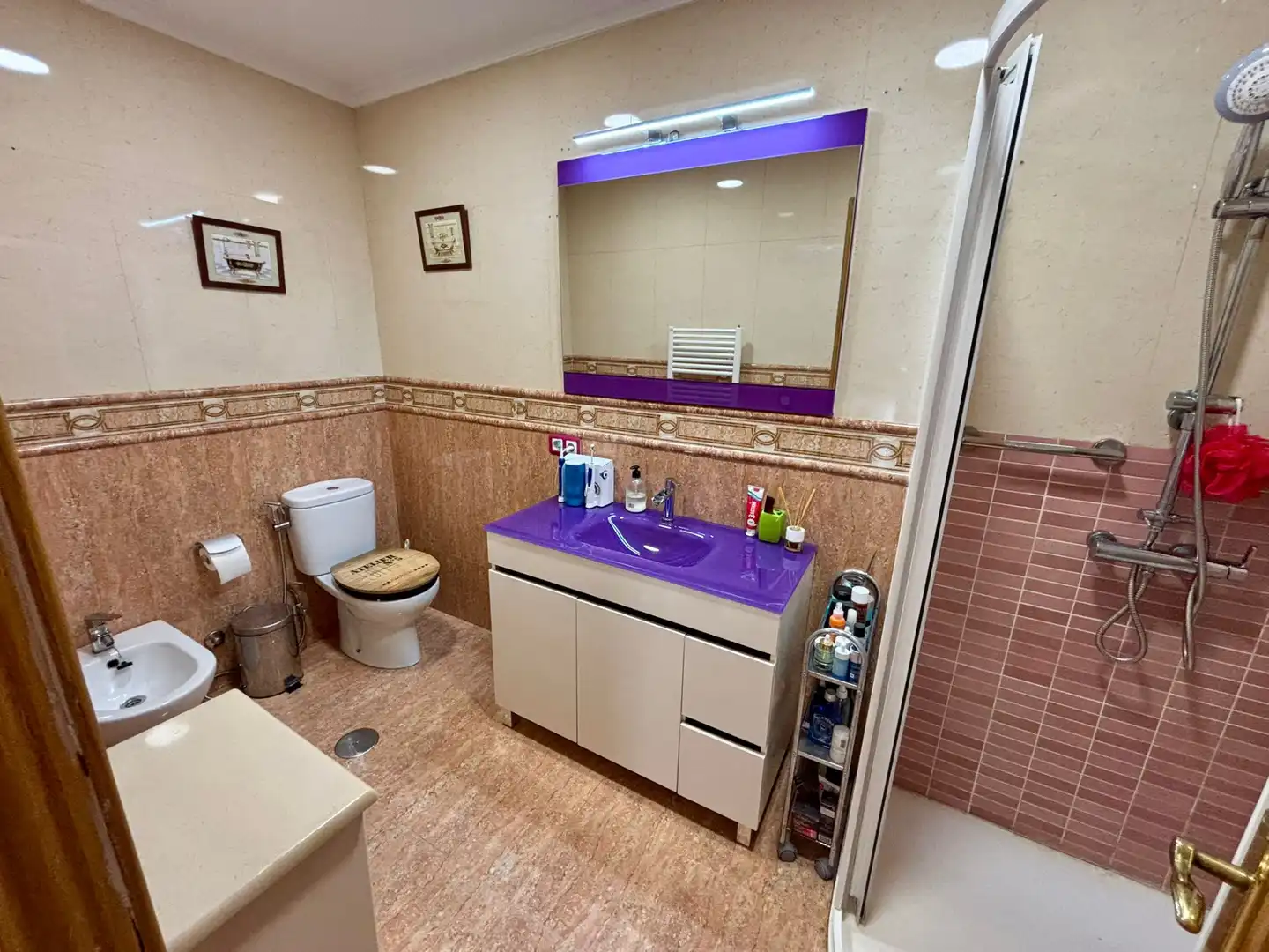 Baño de Casa adosada en venta en Parla con Aire acondicionado, Calefacción y Jardín privado