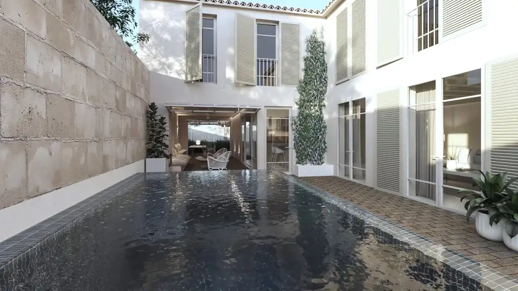 Piscina de Finca rústica en venta en Pollença con Jardín privado y Terraza