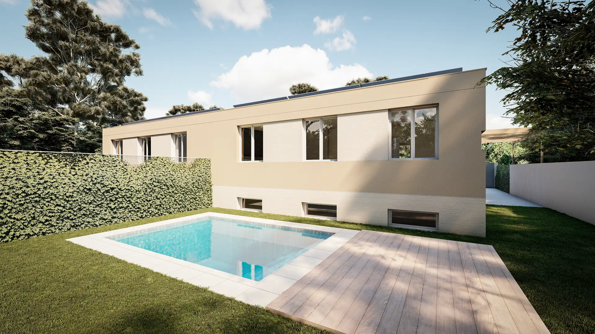 Piscina de Casa adosada en venta en Cubas de la Sagra con Calefacción, Jardín privado y Terraza