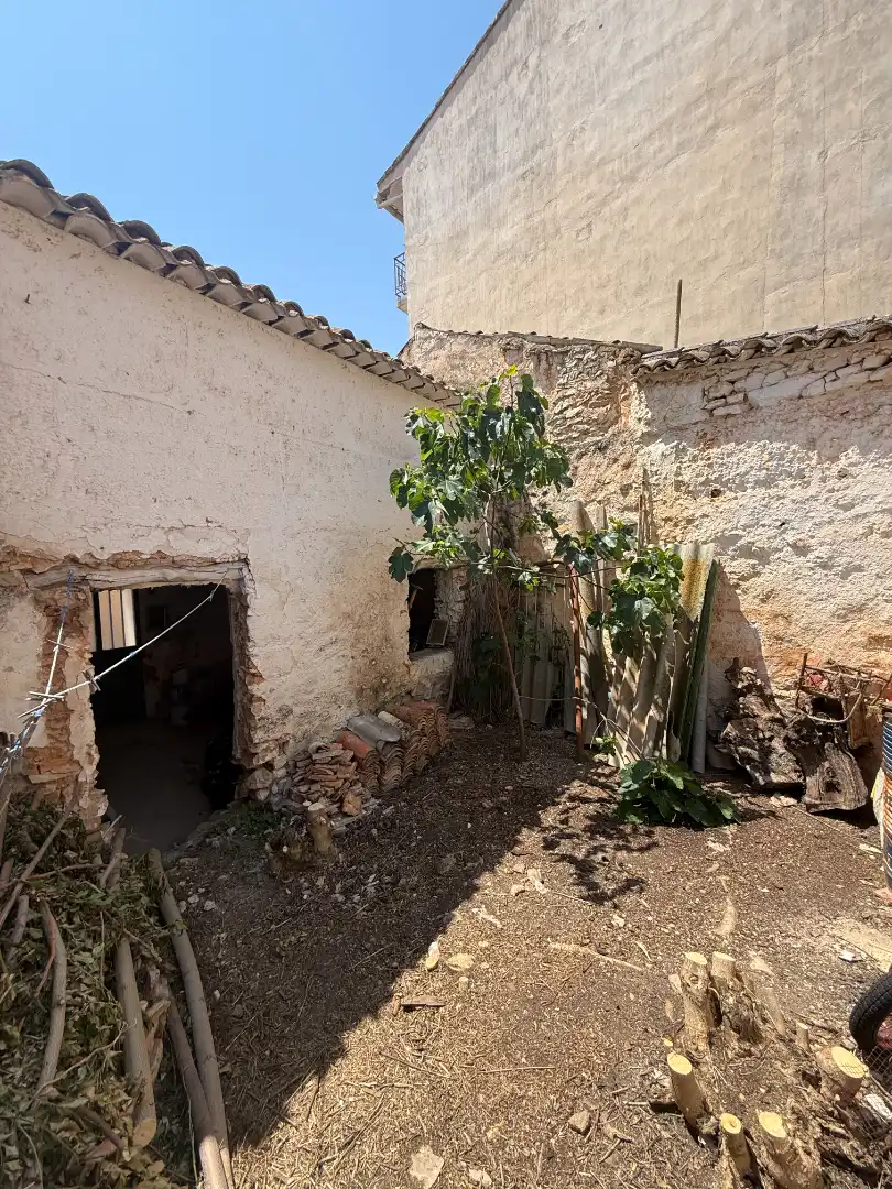 Vista exterior de Casa o chalet en venta en Munera con Jardín privado, Terraza y Amueblado