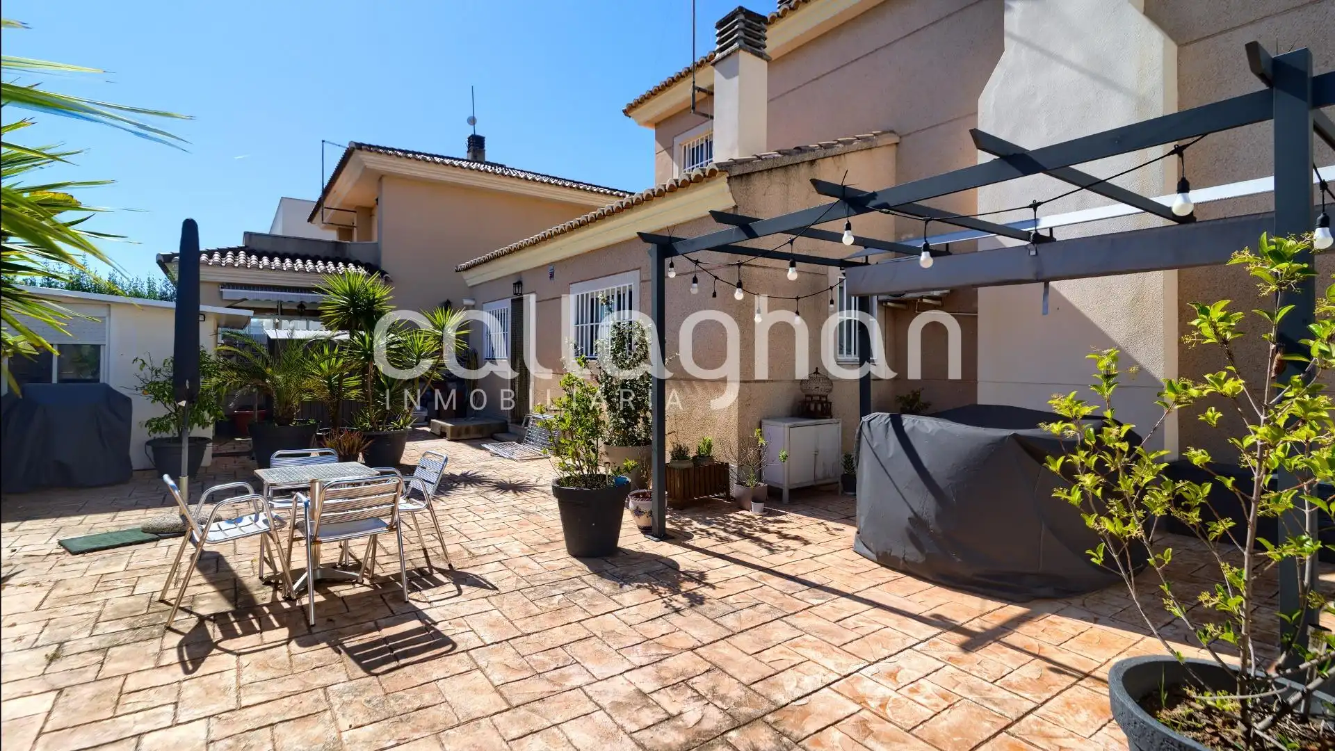 Terrassa de Casa o xalet en venda en Polinyà de Xúquer amb Aire condicionat, Jardí privat i Terrassa