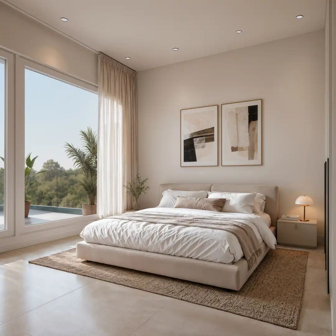 Schlafzimmer von Haus oder Chalet zum Verkauf in Madrid mit Privatgarten, Terrasse und Schwimmbad
