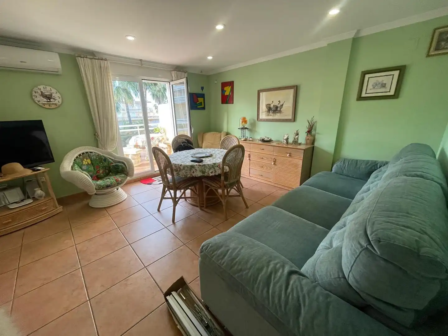 Living room of Attic for sale in Dénia  with Air Conditioner, Heating and Terrace