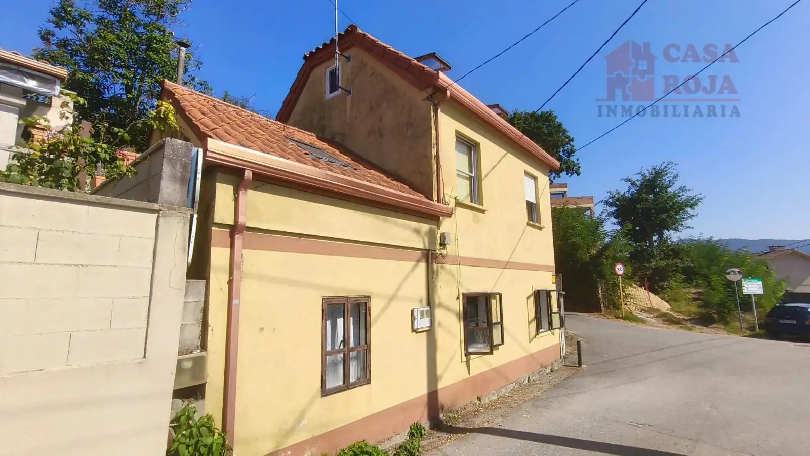 Exterior view of Houses for sale in Moaña  with Storage room and Furnished