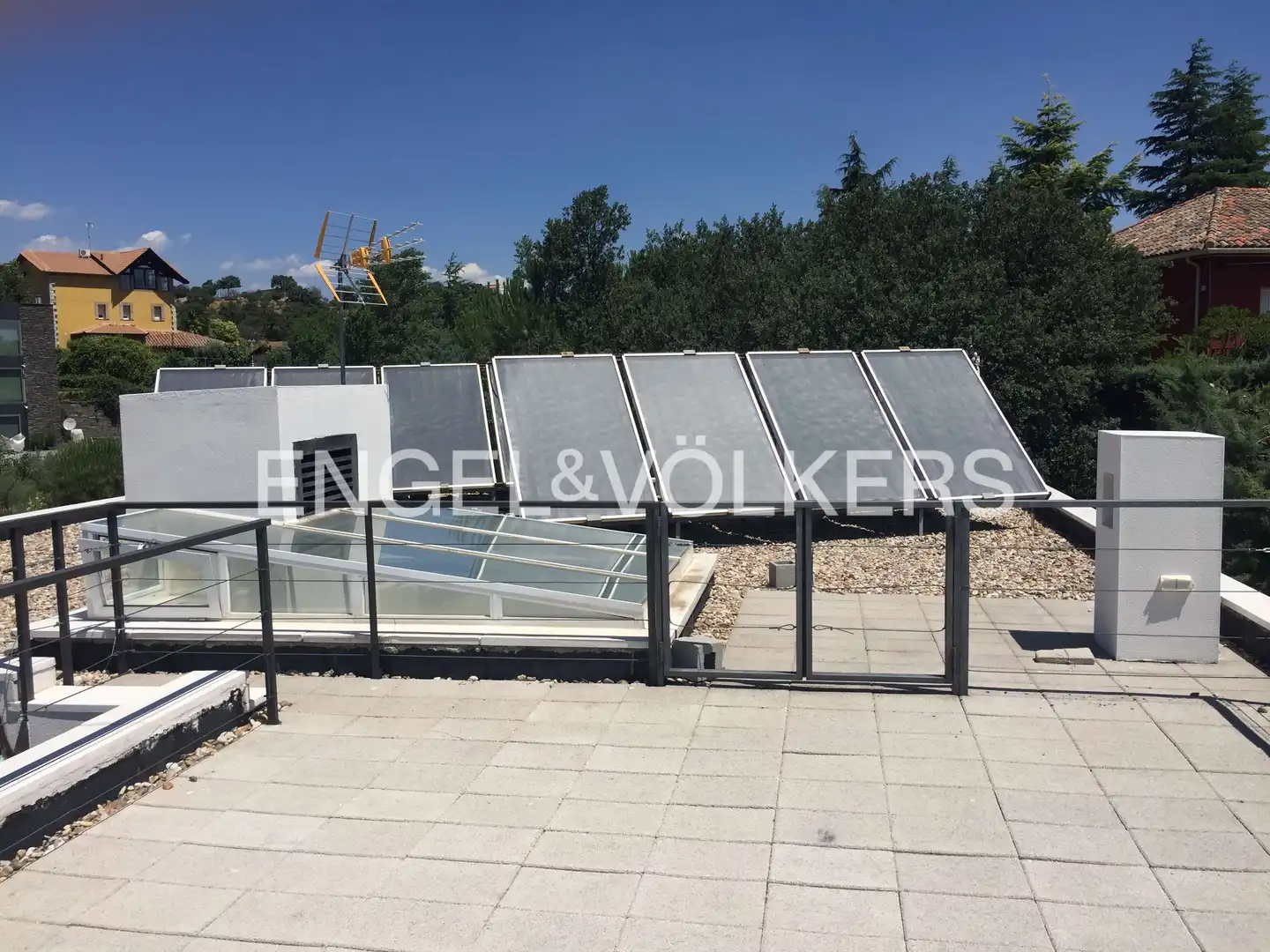 Terraza de Casa o chalet de alquiler en Torrelodones con Aire acondicionado, Calefacción y Jardín privado