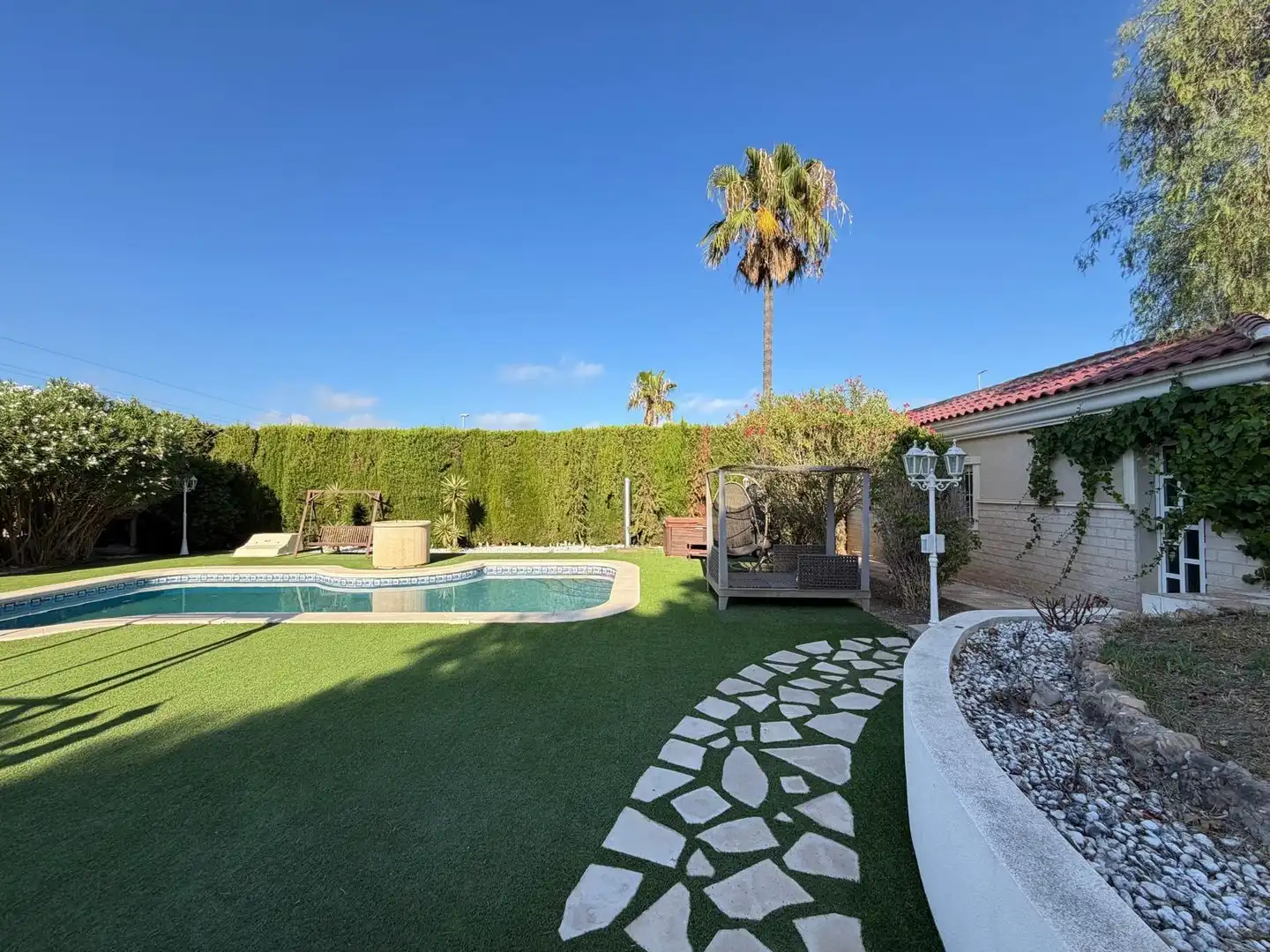 Piscina de Casa o xalet en venda en Rojales amb Aire condicionat, Calefacció i Jardí privat