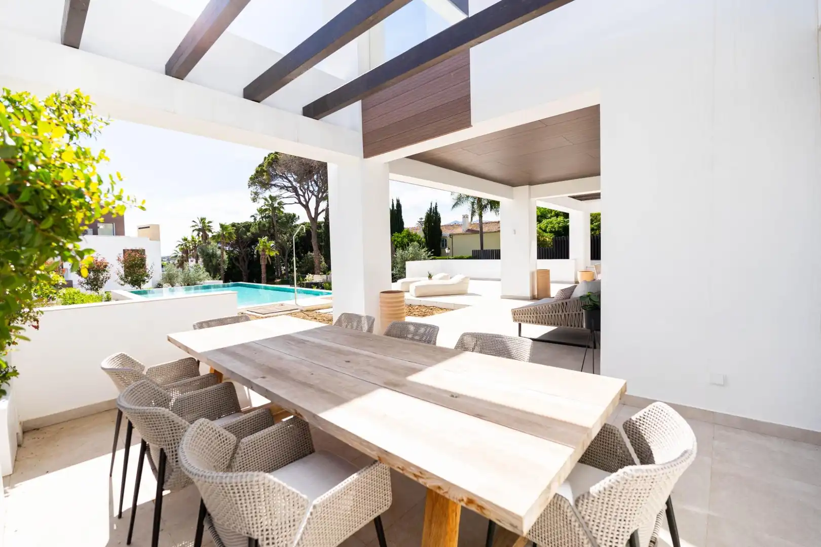 Terraza de Casa o chalet en venta en Marbella con Aire acondicionado, Jardín privado y Terraza