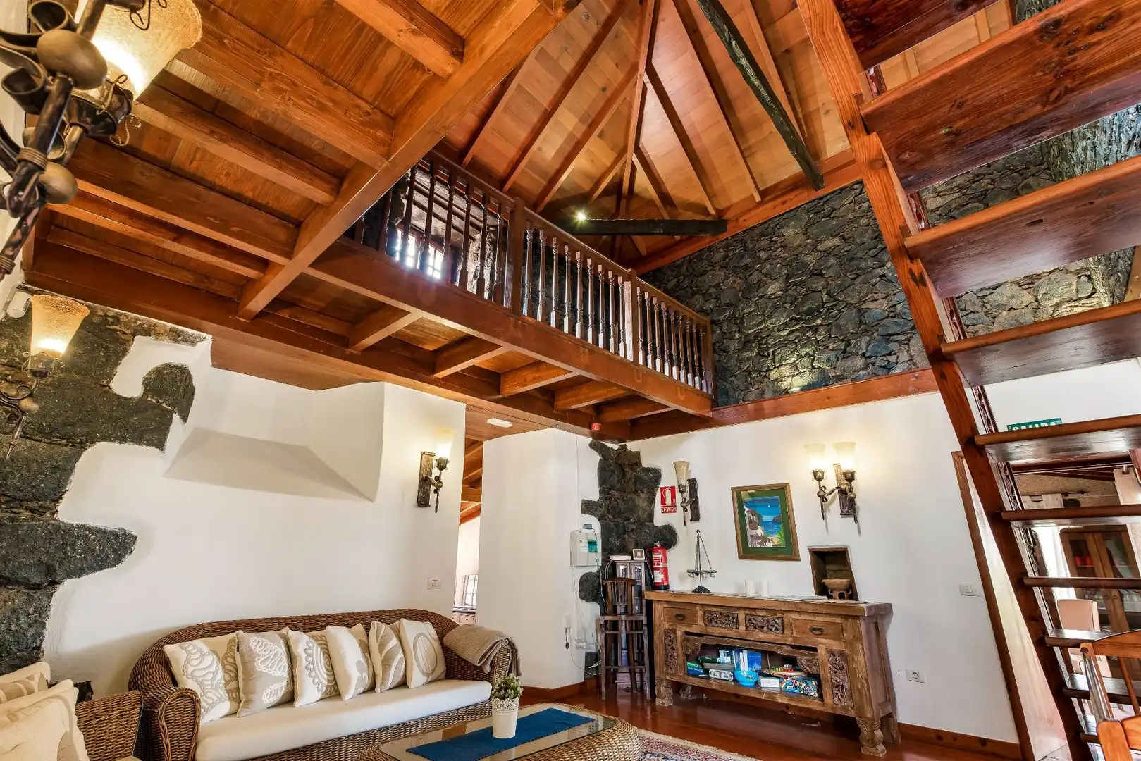 Wohnzimmer von Haus oder Chalet zum Verkauf in Tacoronte mit Heizung, Privatgarten und Terrasse