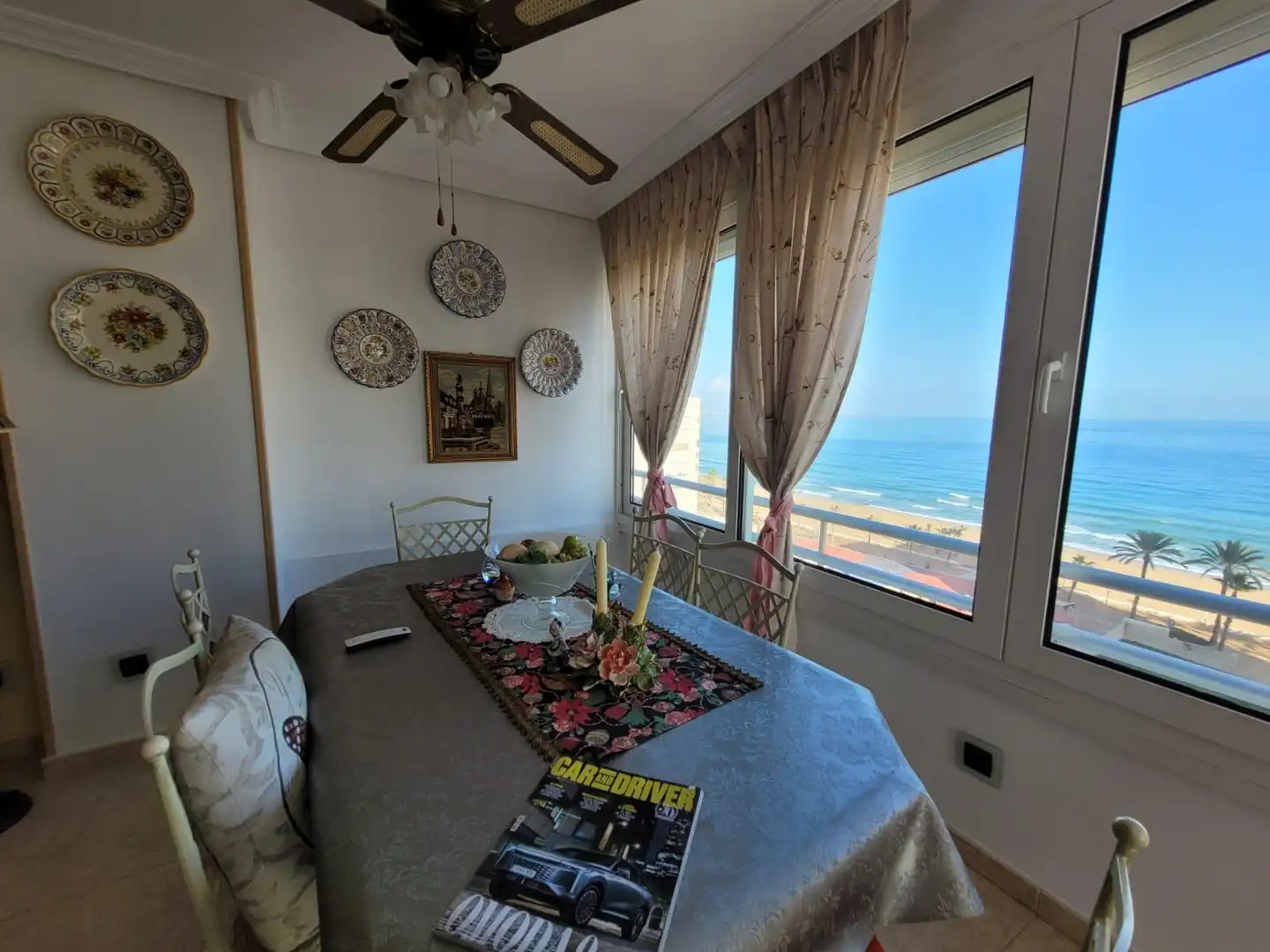 Esszimmer von Wohnungen zum Verkauf in Alicante / Alacant mit Klimaanlage, Privatgarten und Terrasse