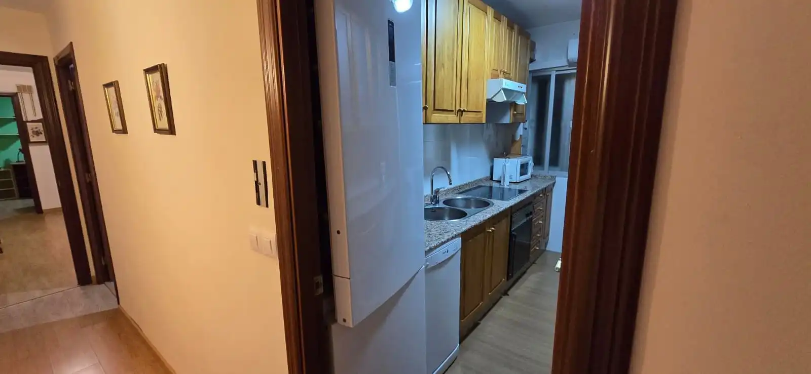 Kitchen of Flat for sale in Argamasilla de Calatrava  with Air Conditioner, Terrace and Furnished