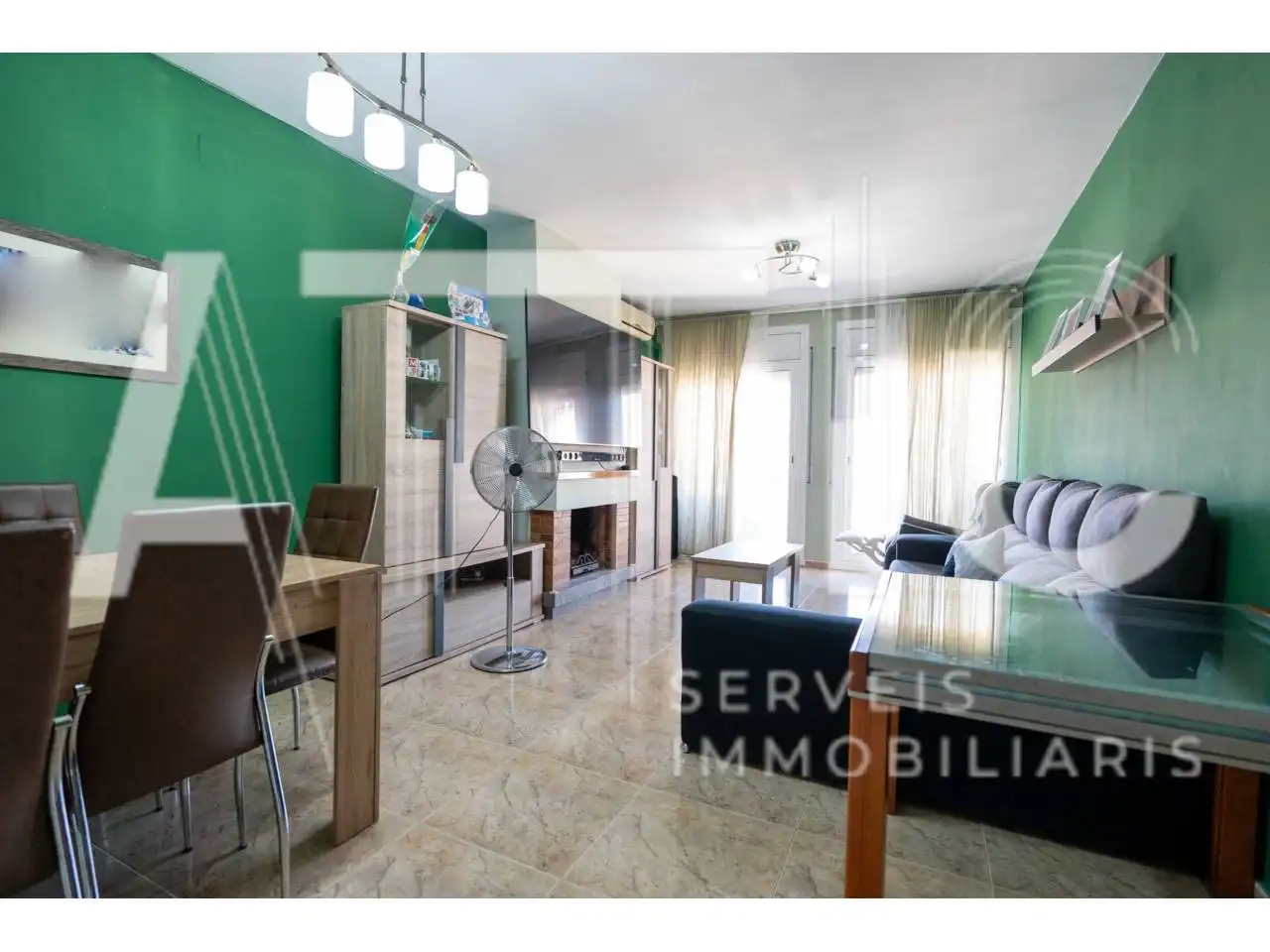 Sala de estar de Apartamento en venta en Sabadell con Aire acondicionado, Calefacción y Trastero