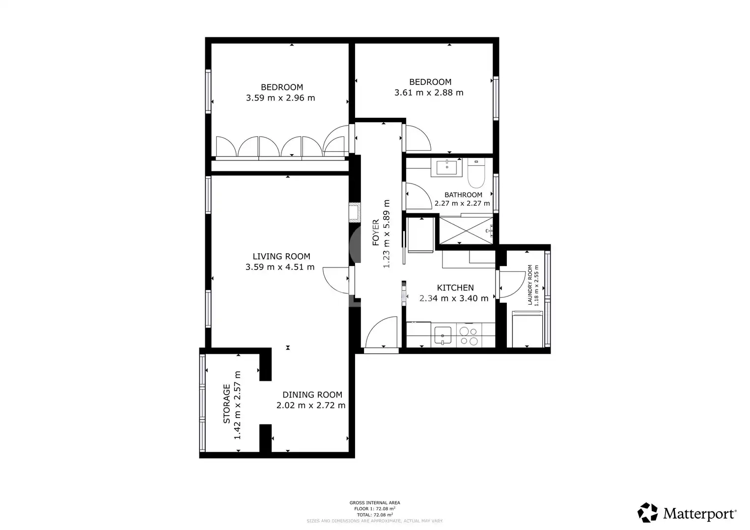 Flat for sale in Madrid  with Heating and Private garden
