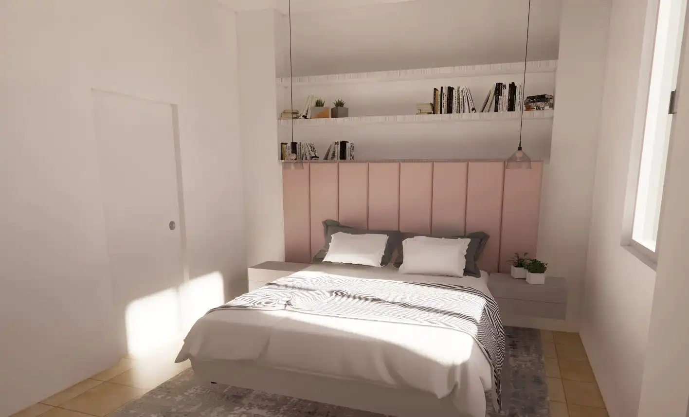 Schlafzimmer von Dachboden zum Verkauf in Guadix mit Klimaanlage und Heizung