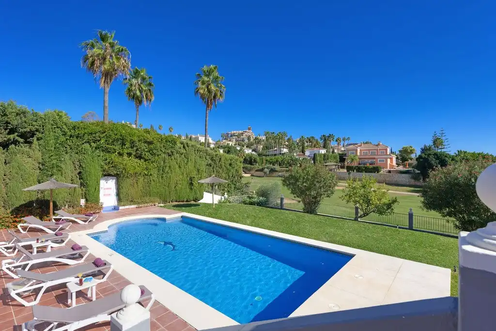 Jardí de Casa o xalet en venda en Mijas amb Aire condicionat, Jardí privat i Terrassa