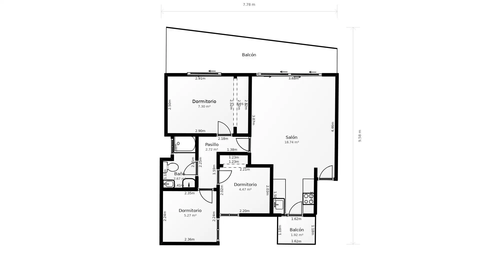 Apartamento en venta en Cabrera de Mar, Barcelona