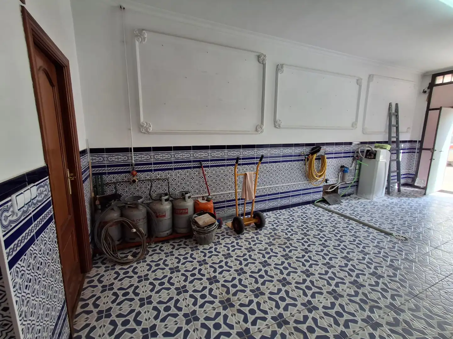Cocina de Casa o chalet en venta en Alcázar de San Juan con Aire acondicionado, Calefacción y Terraza