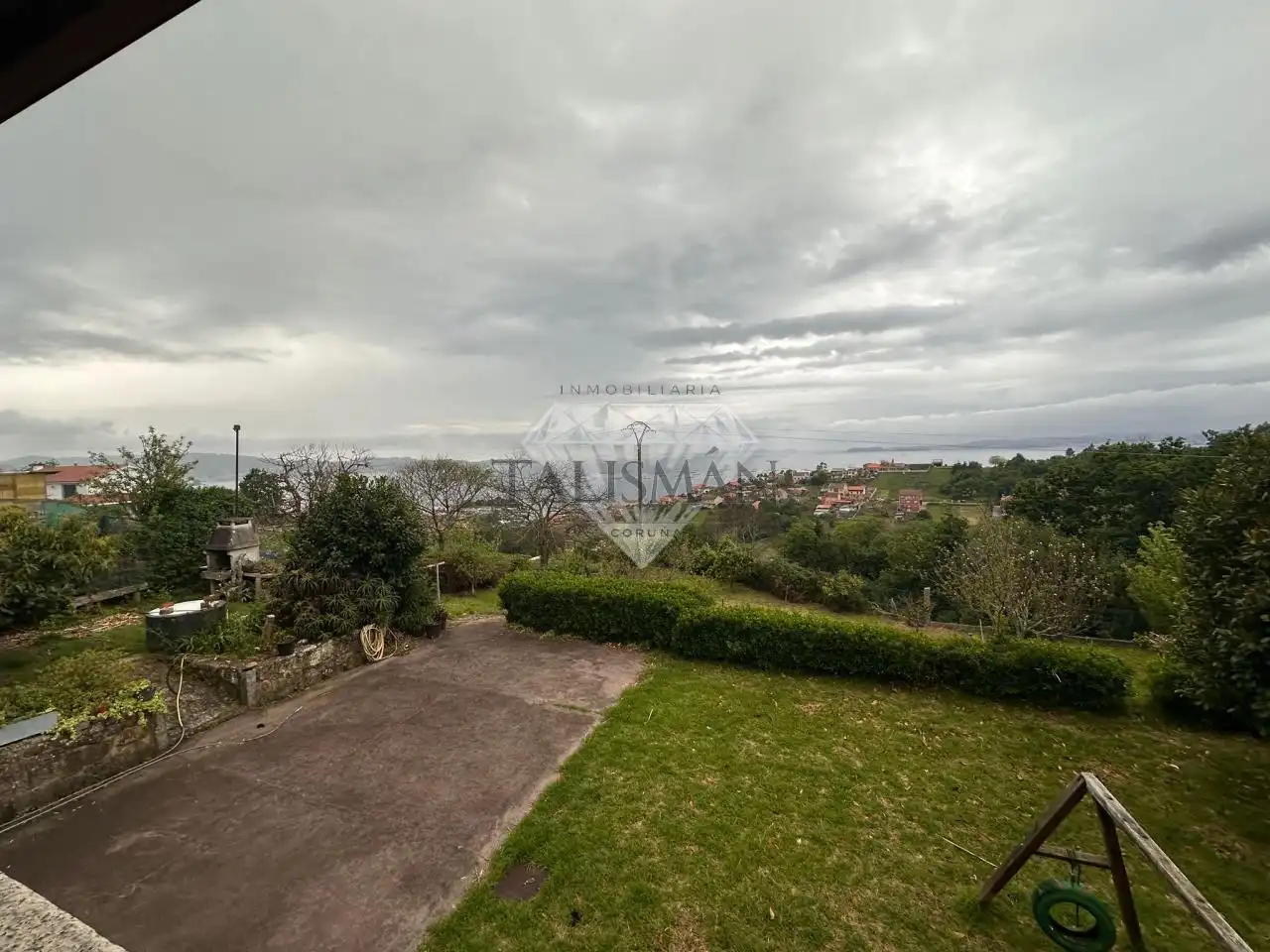 Garden of Houses for sale in Marín  with Heating, Private garden and Parquet flooring