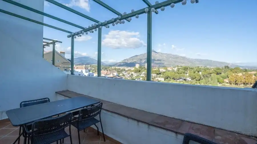 Terrace of Duplexes for rent in Marbella  with Air Conditioner, Terrace and Swimming Pool