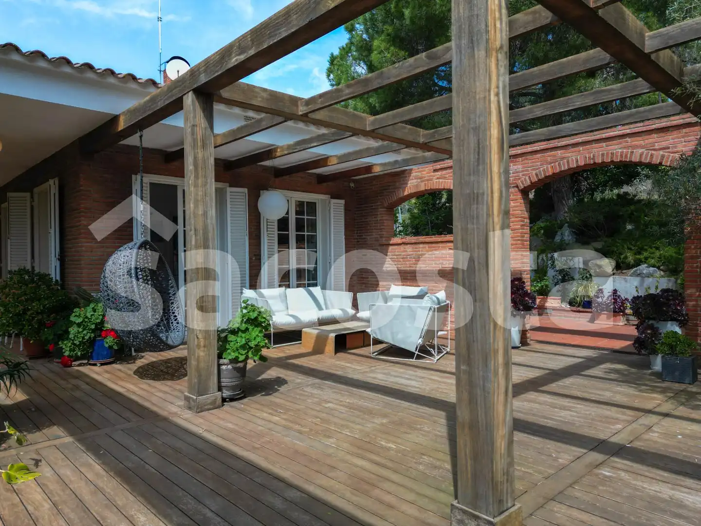 Terrassa de Casa o xalet en venda en Lloret de Mar amb Calefacció, Jardí privat i Parquet
