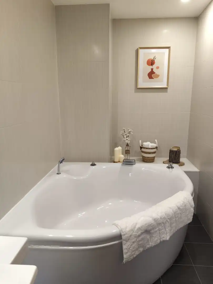 Badezimmer von Haus oder Chalet zum Verkauf in Alginet mit Klimaanlage, Heizung und Terrasse