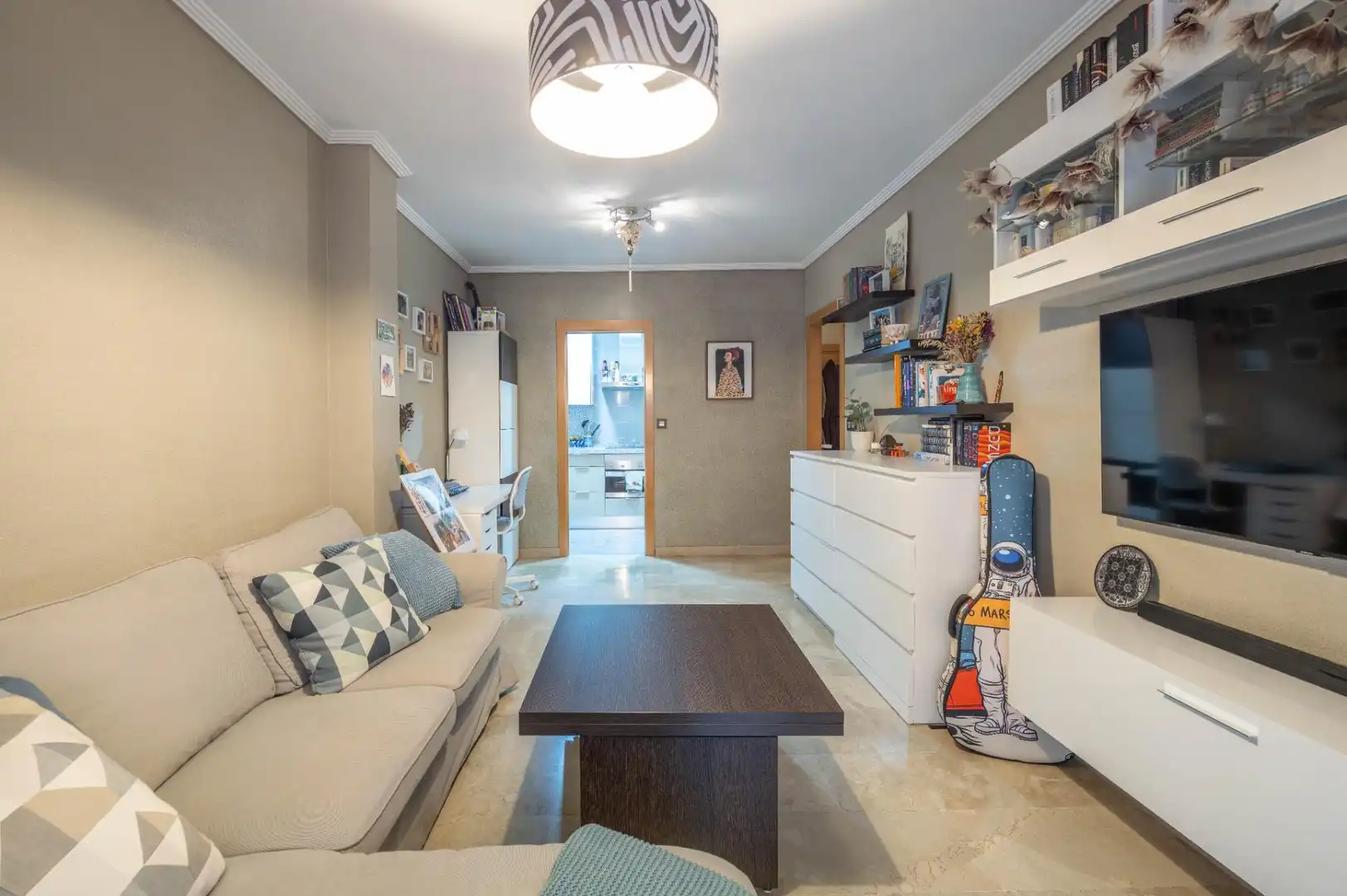 Wohnzimmer von Wohnungen zum Verkauf in Armilla mit Terrasse und Balkon