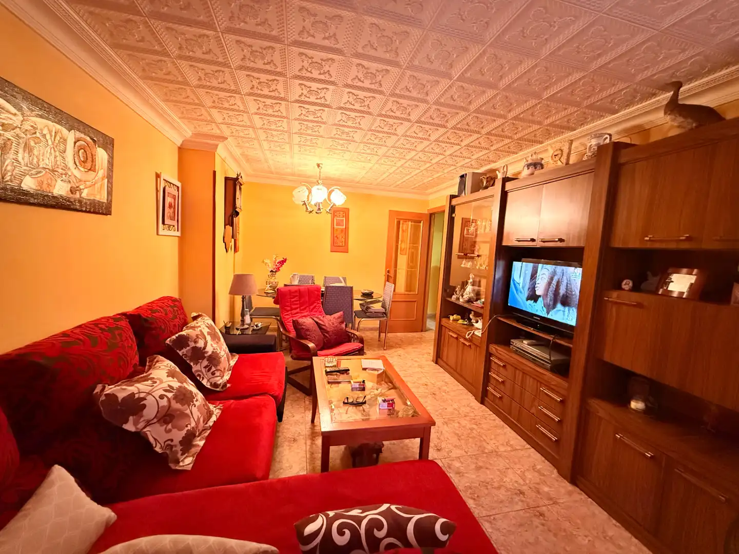 Wohnzimmer von Wohnung zum Verkauf in Madrid mit Heizung, Terrasse und Abstellraum