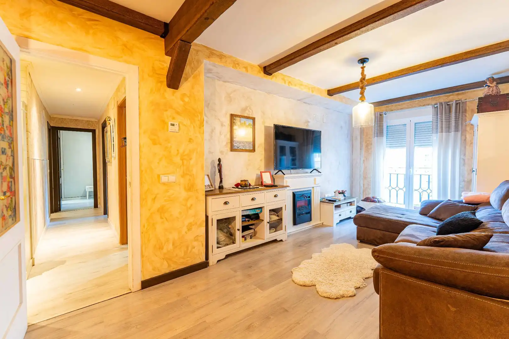 Living room of Flat for sale in Humanes de Madrid  with Air Conditioner, Heating and Terrace