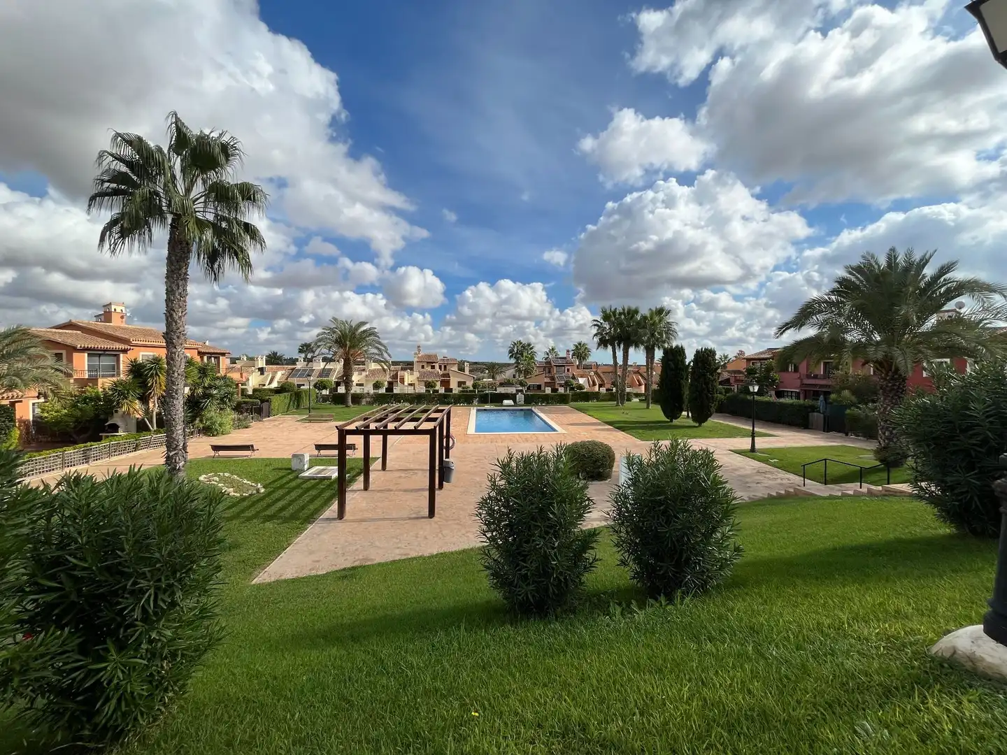 Jardí de Casa adosada en venda en Fuente Álamo de Murcia amb Aire condicionat, Jardí privat i Terrassa