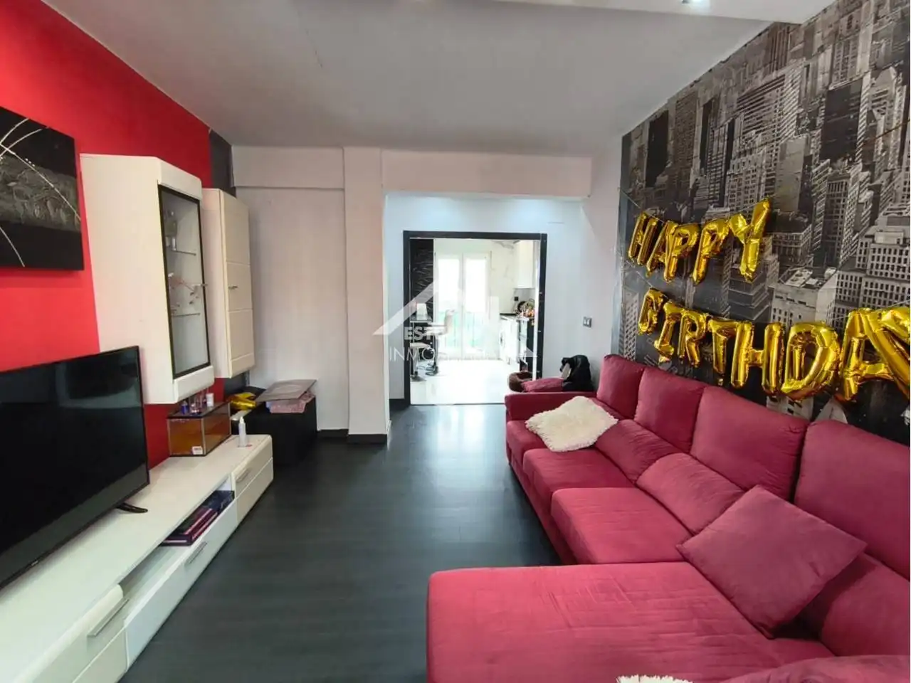 Sala de estar de Piso en venta en Fuenmayor con Calefacción, Terraza y Trastero