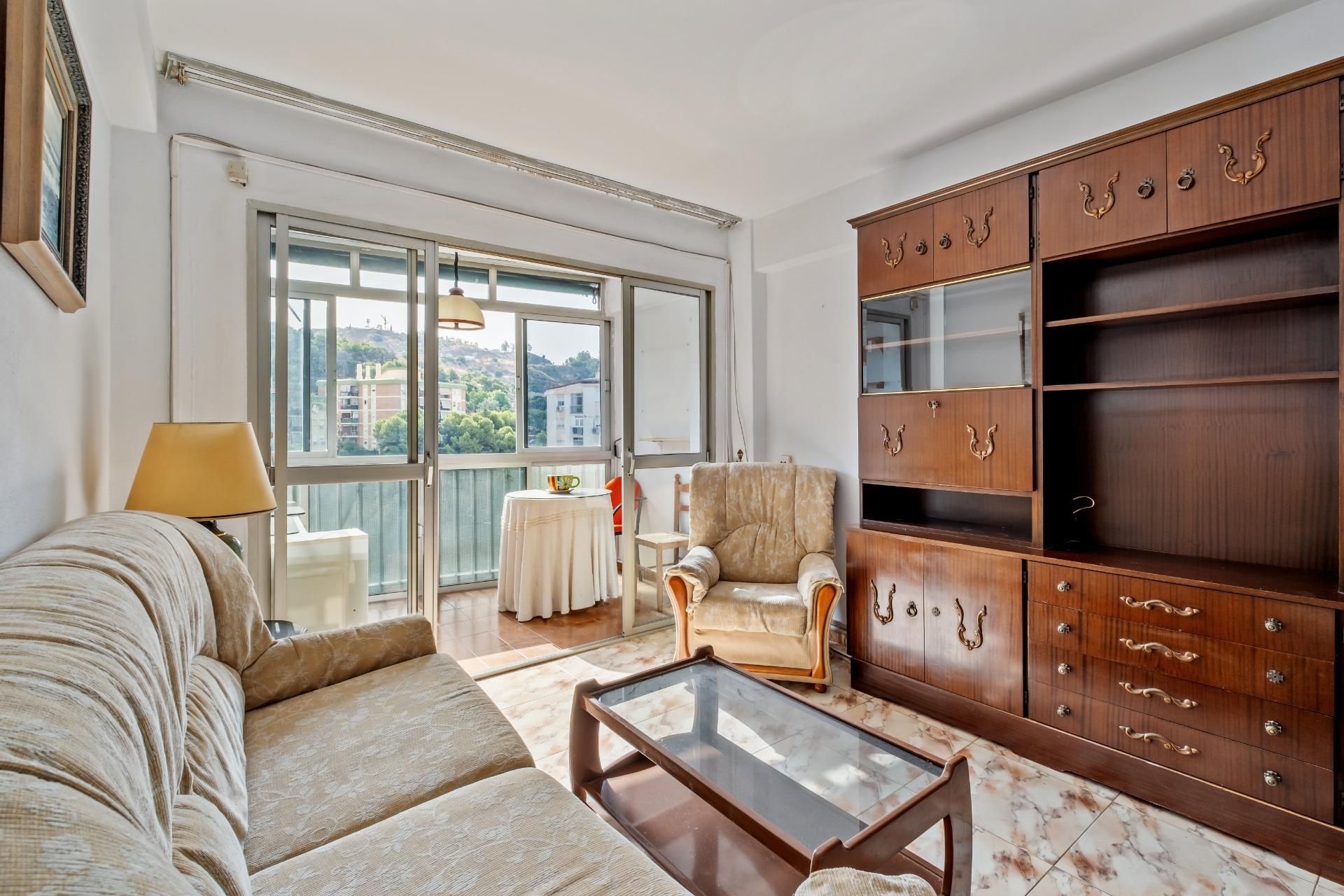 Living room of Flat for sale in Málaga Capital  with Air Conditioner, Heating and Terrace