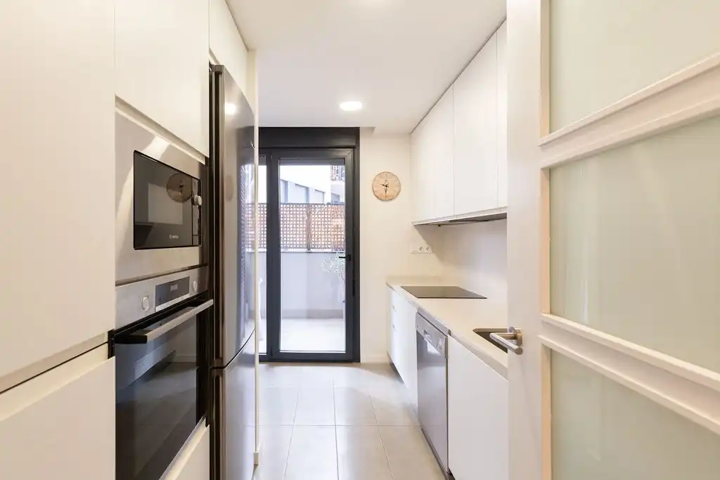 Cuina de Apartament en venda en Arenys de Mar amb Aire condicionat, Calefacció i Parquet